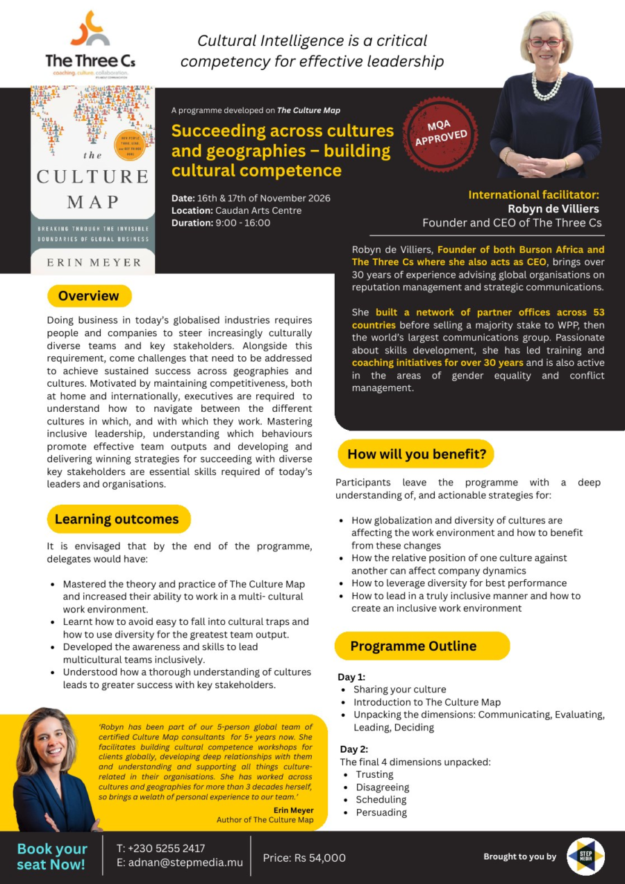 Succeeding across cultures and geographies: building cultural competence